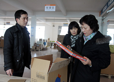 國家質檢總局考核驗收專家組抽取浙江新云木業集團有限公司進行核查驗證